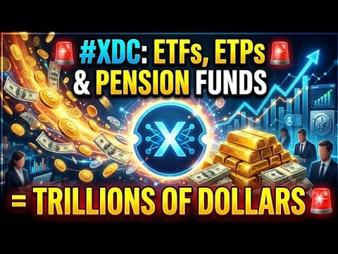 🚨#XDC: ETFS, ETPS & PENSION FUNDS = TRILLIONS OF DOLLARS🚨