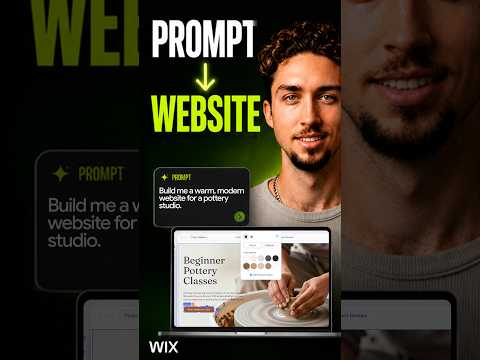 I Vibe Coded a Website With One Prompt #wix