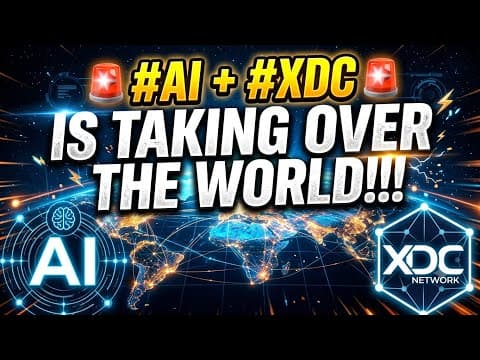 🚨#AI + #XDC IS TAKING OVER THE WORLD!!!🚨